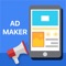 Create custom ads/posts in seconds and share them on Facebook