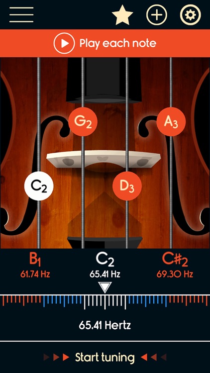 Violoncello Tuner