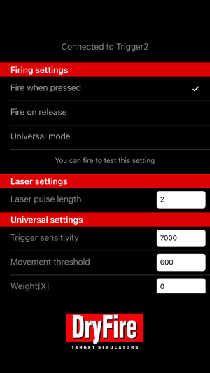 DryFire Trigger Unit