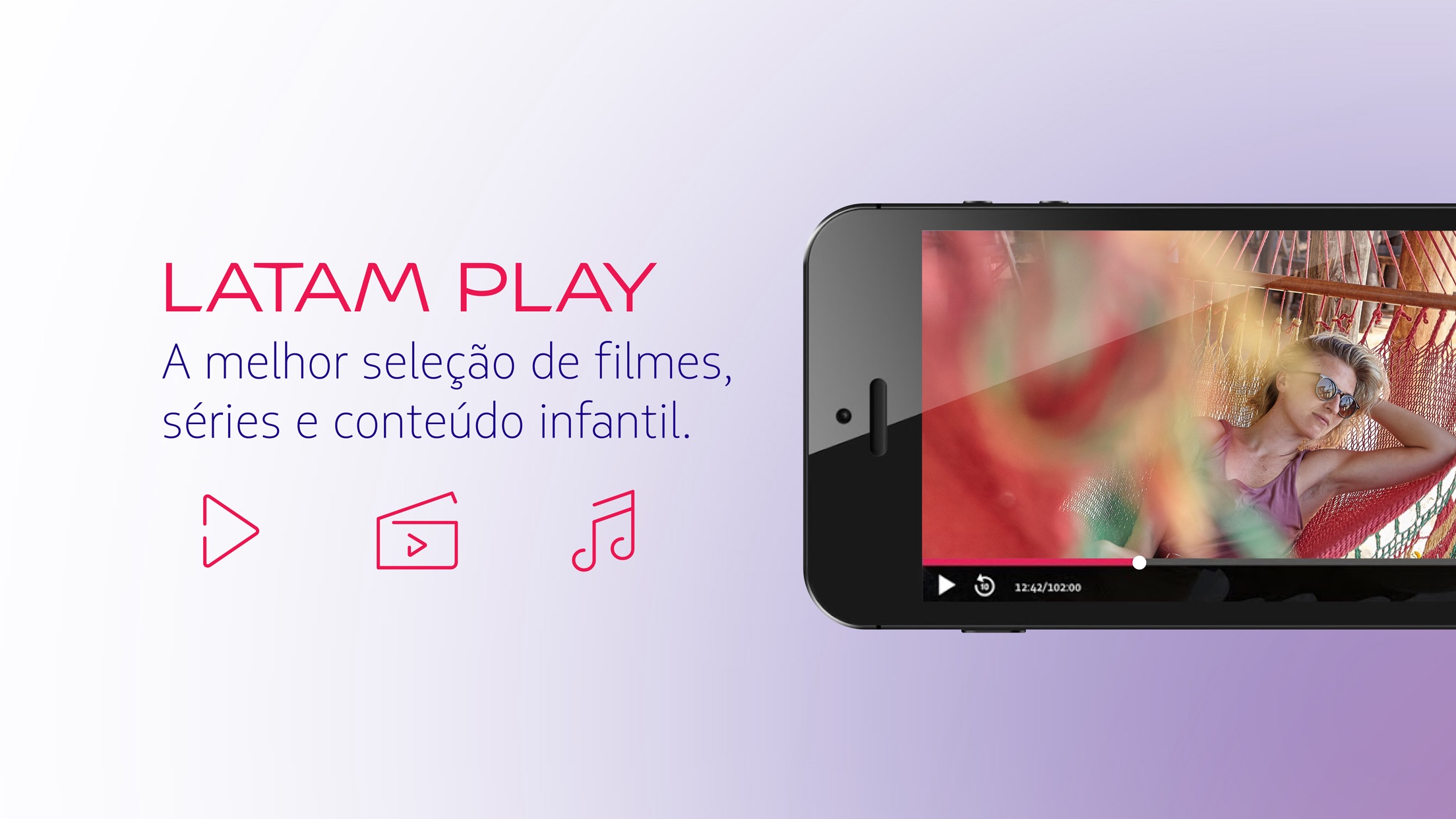 Screenshot do app LATAM Play
