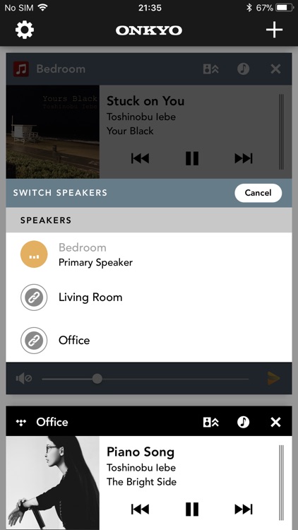 Onkyo Music Control App