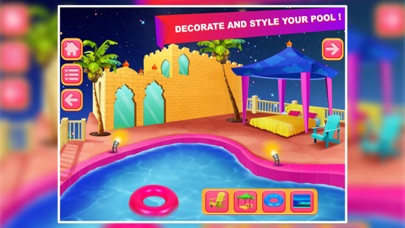 Princess Pool Party Girls Game screenshot 4