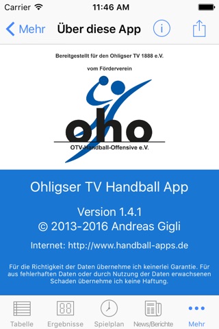 OTV Handball-Offensive e.V. screenshot 4