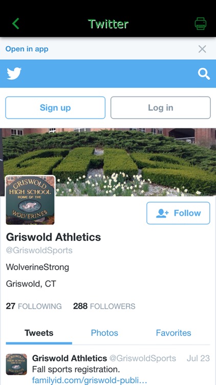 Griswold Wolverines Athletics screenshot-3