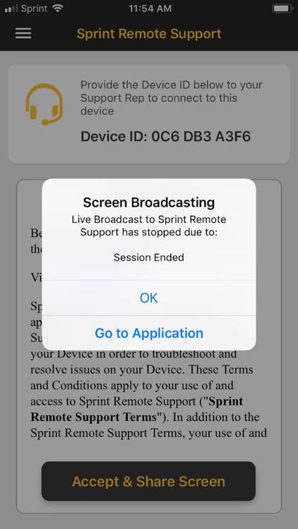 Remote Support by Sprint screenshot-4
