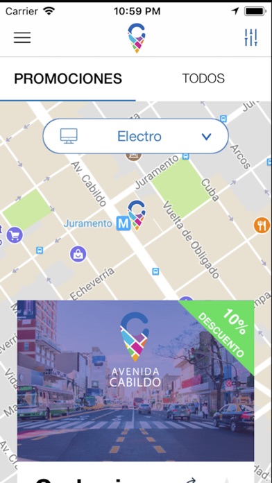 Avenida Cabildo App screenshot 2