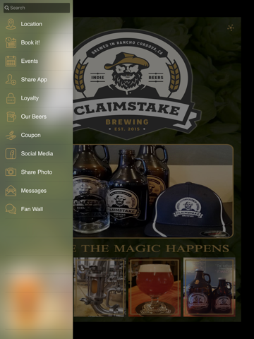 Claimstake Brewing Company screenshot 2