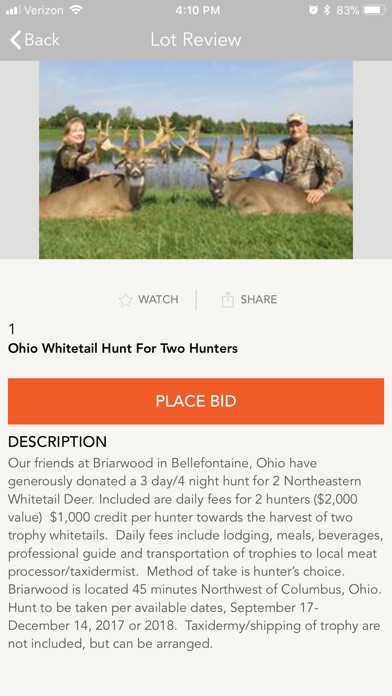 My Hunting Auctions screenshot 3