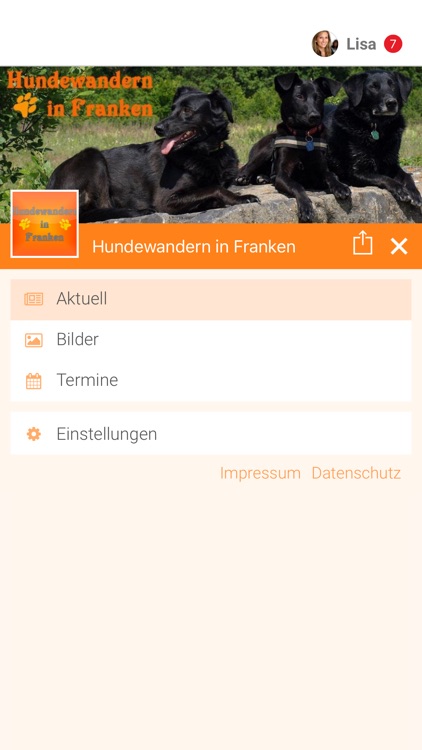 Hundewandern in Franken