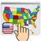 USA MAP Puzzle Game is the classic 50 states jigsaw puzzle