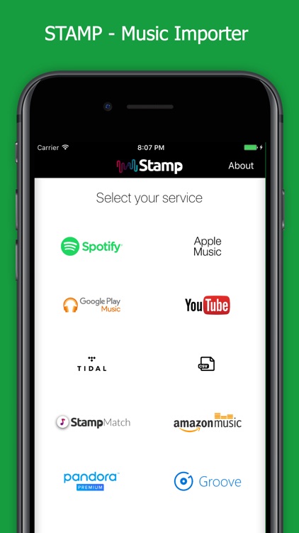 STAMP Transfer Music Playlists screenshot-0
