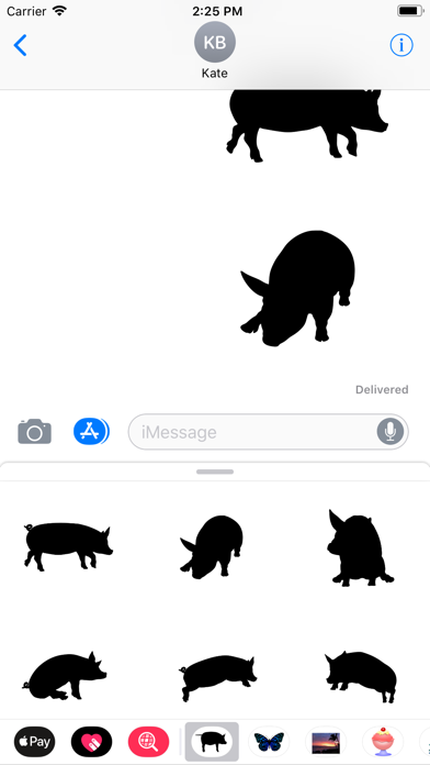 Silhouette Animal Stickers screenshot 2