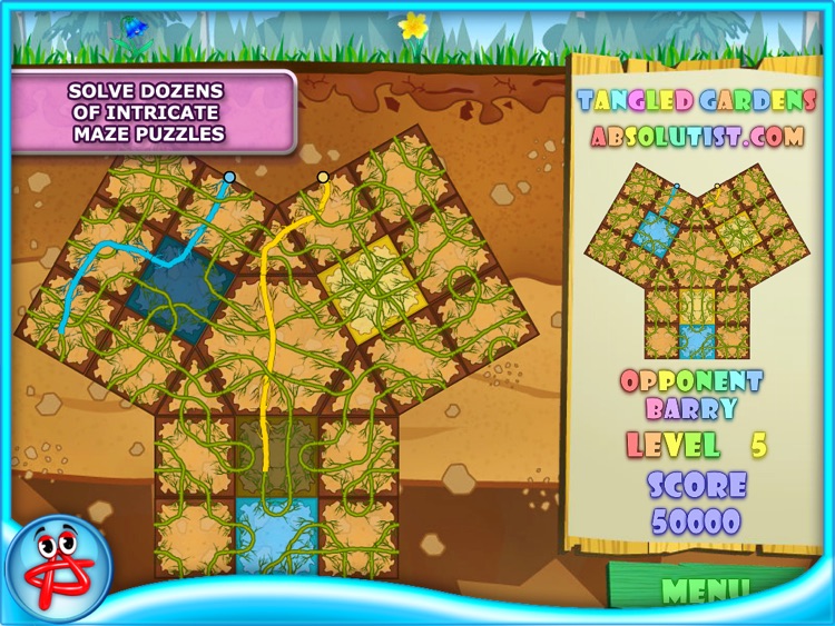 Tangled Gardens: Pipes Puzzle screenshot-4