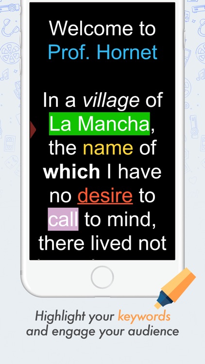 Prof. Hornet Teleprompter Pro screenshot-3