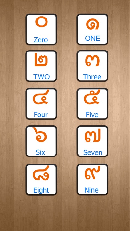 Learn thai language number