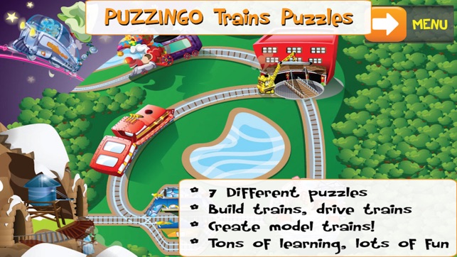 PUZZINGO Trains Puzzles Games(圖1)-速報App