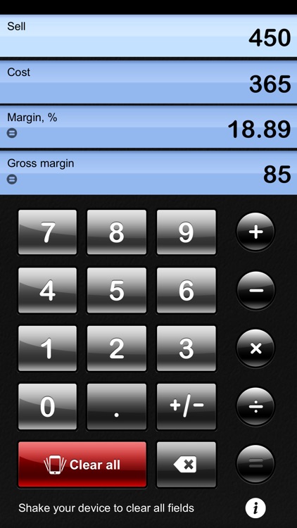 iMargin - Margin Calculator screenshot-0