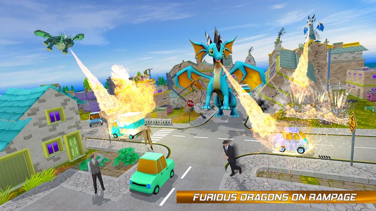 Flying Dragon Fire City Attack