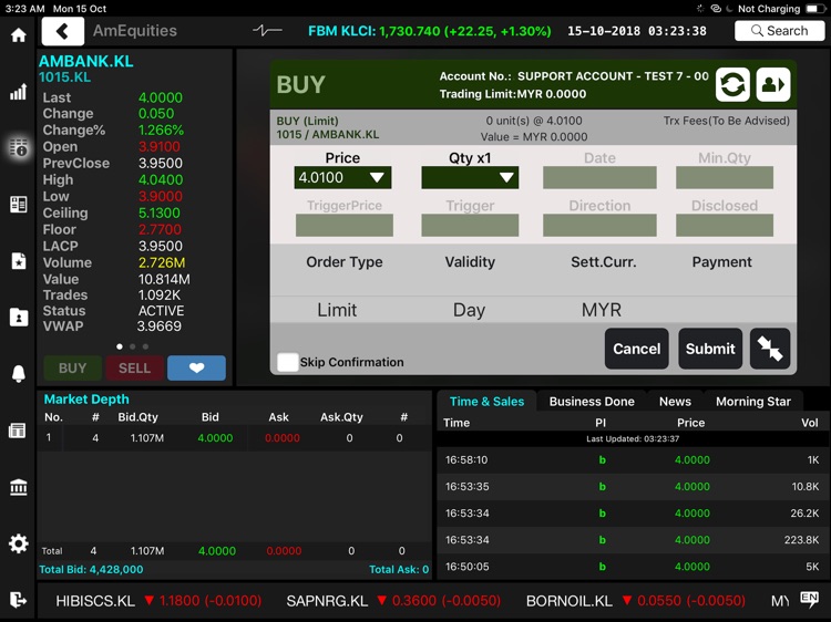 AmEquities Tab screenshot-8