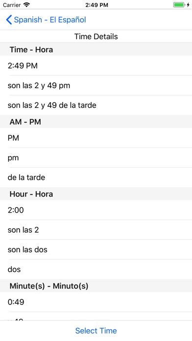 Spanish Language Notes App screenshot 3