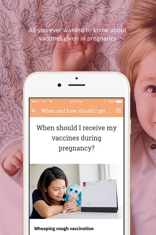 Vaccines in Pregnancy: MatImms screenshot 4