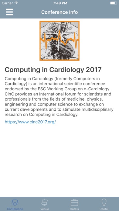 Computing in Cardiology 2017 screenshot 2