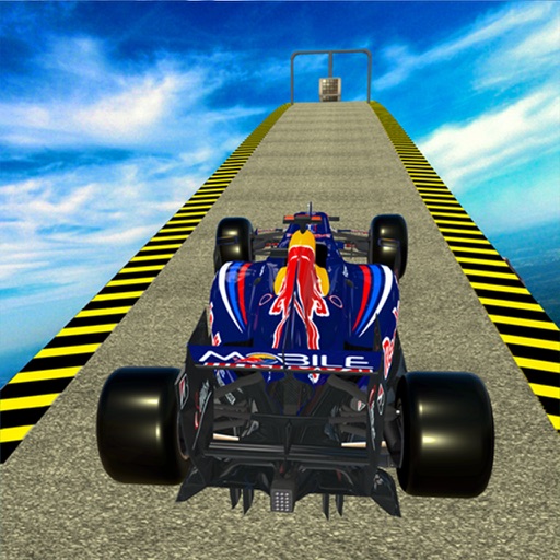Formula 1 racing car asphalt Icon