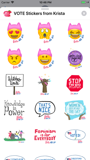 Krista Suh’s VOTE Stickers(圖1)-速報App