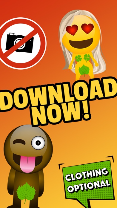 NUDEMOJI - Naturist Emoji App screenshot 3