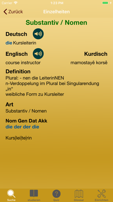 Kurdisch Deutsch Vokabeln! screenshot 2