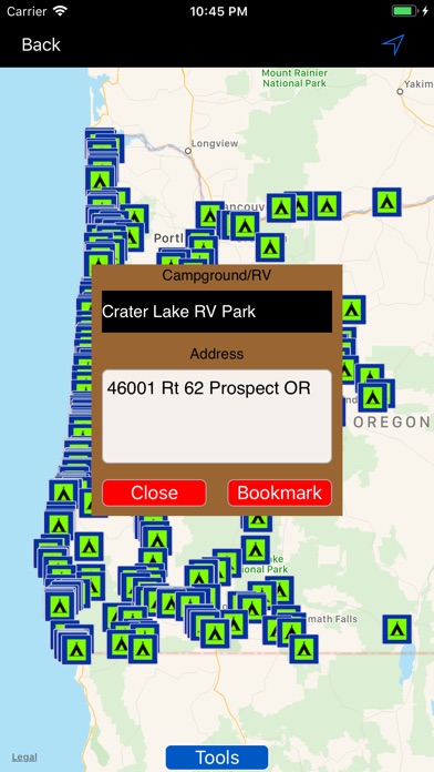 Oregon : Campgrounds & RV's screenshot 3