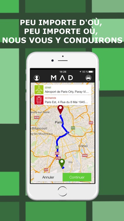 MAD: Meilleurs chauffeurs VTC