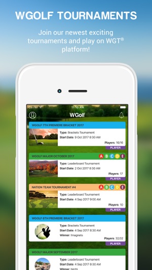 WGolf Tournaments(圖2)-速報App