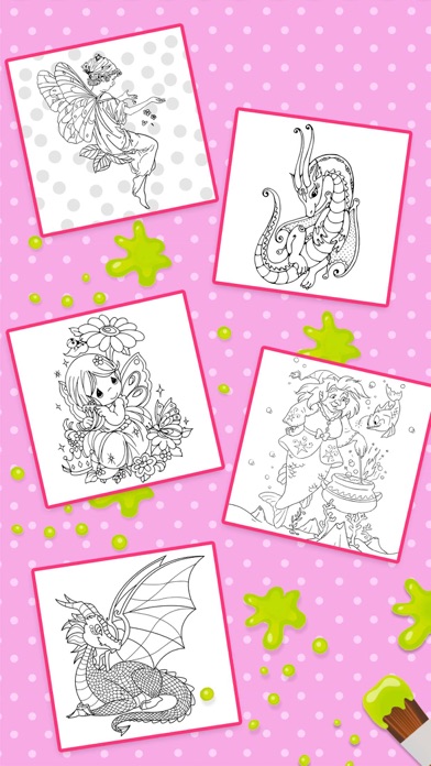 Girls Coloring Book & Page screenshot 4