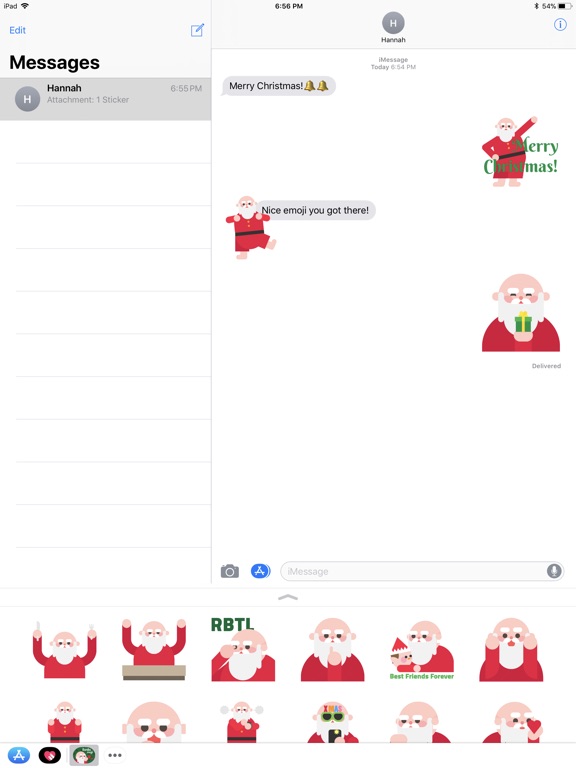 santamoji santa emoji app price drops screenshot 1 for santamoji santa emoji