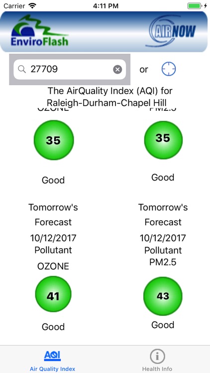 EPA AIRNow