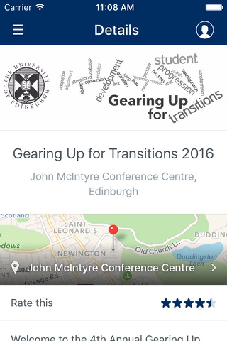 University of Edinburgh Events screenshot 2