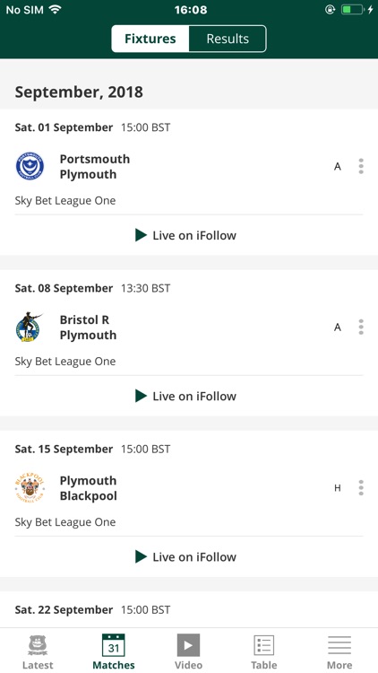 Plymouth Argyle Official App