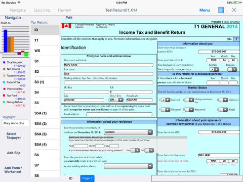 TaxFreeway 2014 screenshot 3