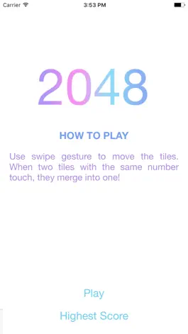 Game screenshot 2048 Puzzle Numbers apk