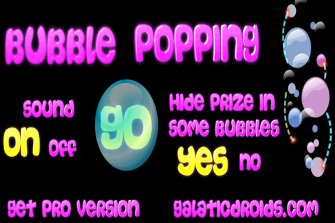 Bubble Popping puzzle game - náhled