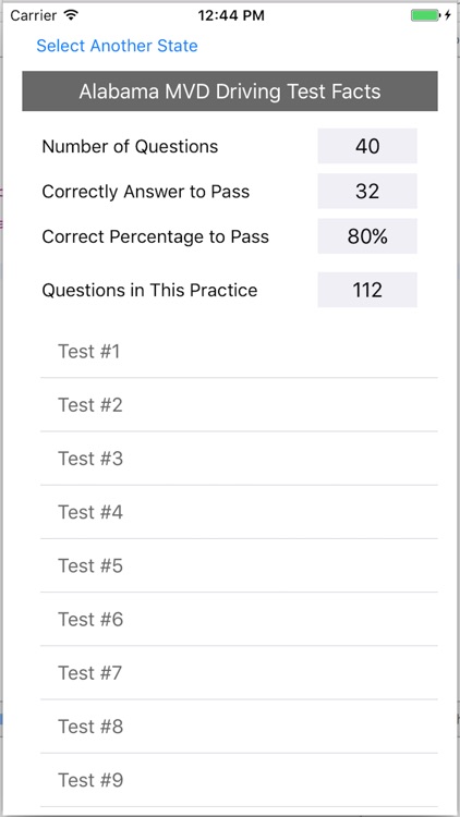 Driver License Test Practice