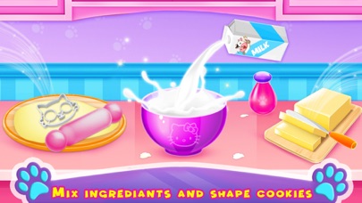 Kitty Cookie Maker Bakery Game screenshot 3