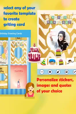 Game screenshot BirthdayGreetingCards & Frames apk