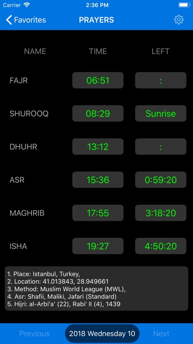 Qibla Finder & Prayer Timings screenshot 2