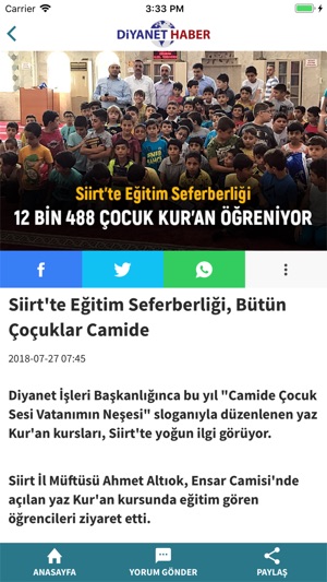 Diyanet Haber(圖2)-速報App