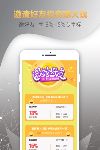 佰亿猫理财-银行存管15%高收益理财平台 screenshot 3