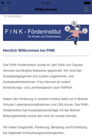 FINK-Förderinstitut screenshot 2