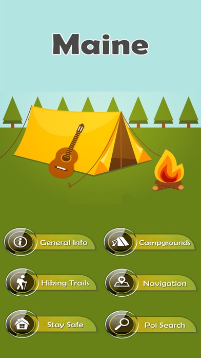 Maine Campgrounds & Hiking Tra screenshot 2