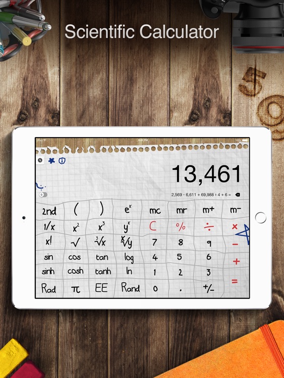 Calculator Pro+ for iPad.